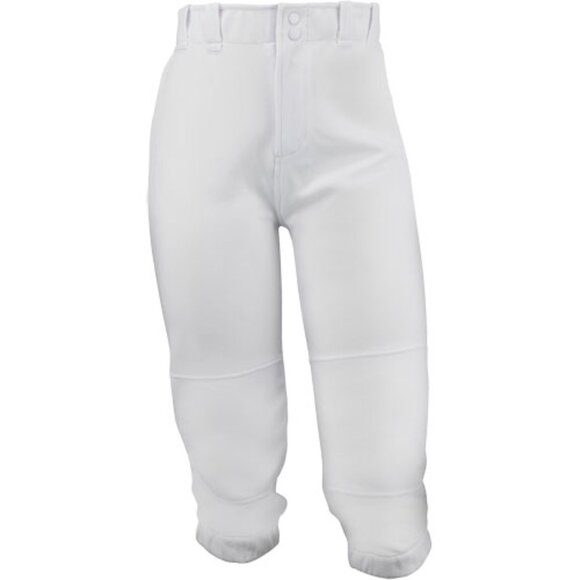 NEW Unisex Sz Medium White Double Knit Baseball Softball Short Pants MARUCCI - Picture 1 of 3